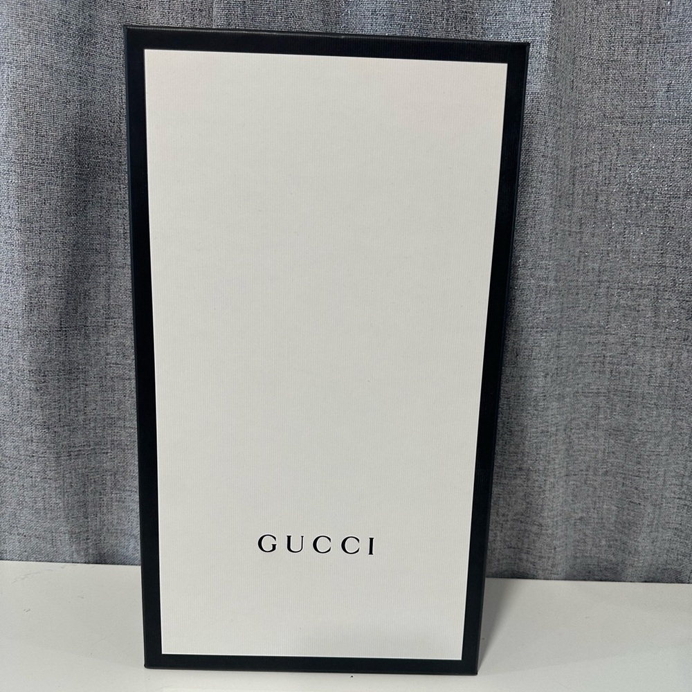 Authentic, empty Gucci Black and White box